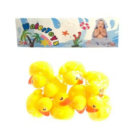 Mini Yellow Rubber Duck Bath Toy Set for Kids & Babies – Water Toys