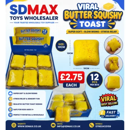 VIRAL BUTTER SQUISHY TOAST