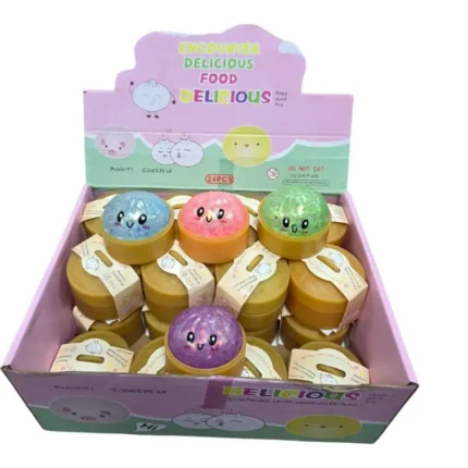 glitter dumpling squishies
