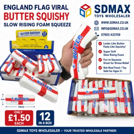 England Flag Butter Squishy