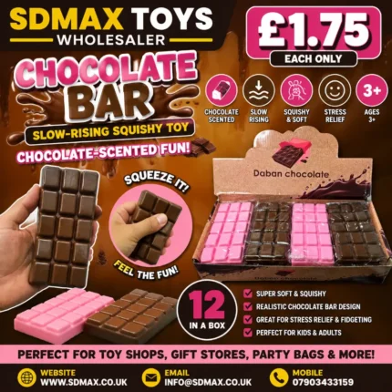 Chocolate Bar Squishy Toy