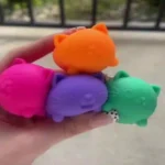 Cool Cats Cat Squishy Sensory Stress Toy in assorted colours with retail window box packaging - Wholesale by SDMAX Toys Wholesaler