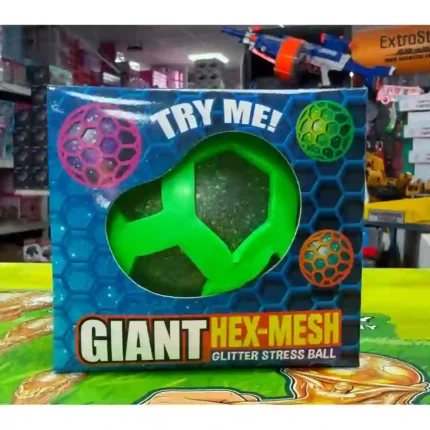 Giant Hex-Mesh Glitter Stress Ball Wholesale | SDMAX Toys Wholesaler