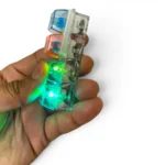LED Light-Up 4-Key Mechanical Keyboard Fidget Toy with Transparent Body and Colourful Click Switches – SDMAX Toys Wholesaler