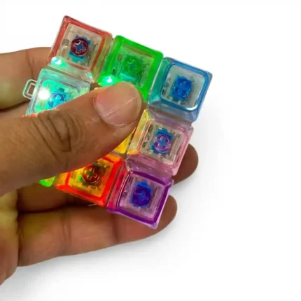 LED Light-Up 9-Key Mechanical Keyboard Fidget Toy – RGB Clicky Sensory Stress Relief Toy | SDMAX Toys Wholesaler