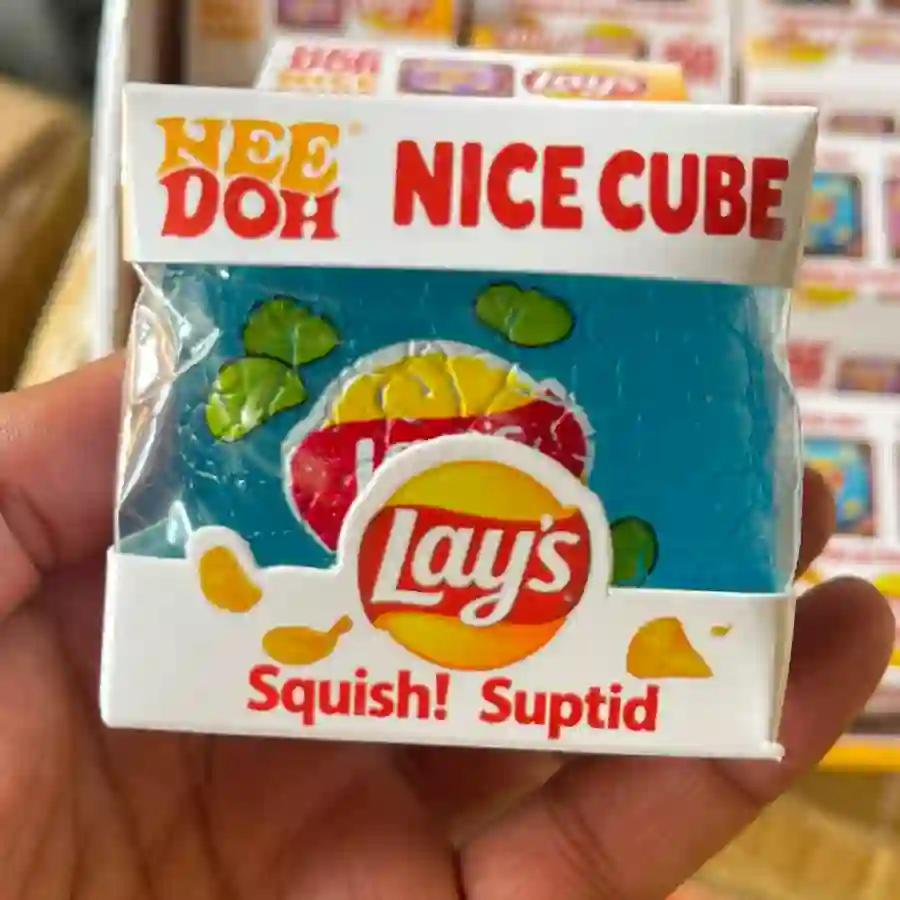 Lays Potato Chips Nice Cube Squishy stress toys Lays Potato Chips Nice Cube Squishy Stress Toy – Blue Food Inspired Slow Rise Sensory Fidget Toy | SDMAX TOYS WHOLESALER