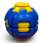 Push-to-Spin Kinetic Ball – 2-in-1 Press & Auto-Rotate Sensory Spinner Toy | Fidget Stress Relief Ball - Image 2