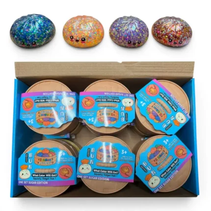 Viral Glitter Dumpling Squishy Toy