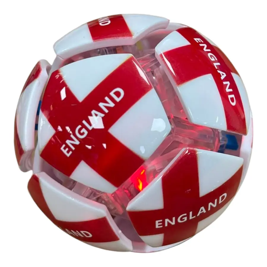 england flag click ball England Flag Click Ball Keychain with LED Light | Clickable Fidget Stress Ball | England National