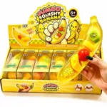 15cm Jumbo Squishy Banana Toy – Soft Stretchy Poke Sensory Toy – 12 Pieces Wholesale