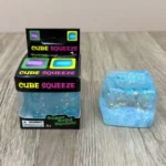 5cm Sugar Edition Glitter Cube Squeeze Ball – random colors, 12 pcs per box