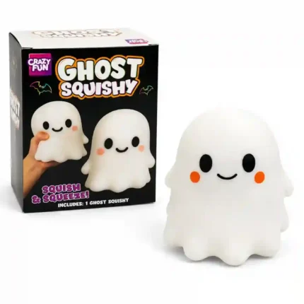 Ghost Squishy Stress Toy – Cute Soft & Squeeze Ghost Fidget Toy