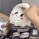 Ghost Squishy Stress Toy – Cute Soft & Squeeze Ghost Fidget Toy