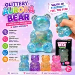 Gummy Bear Squishy Sugar Edition – Glitter Sensory Fidget Toy