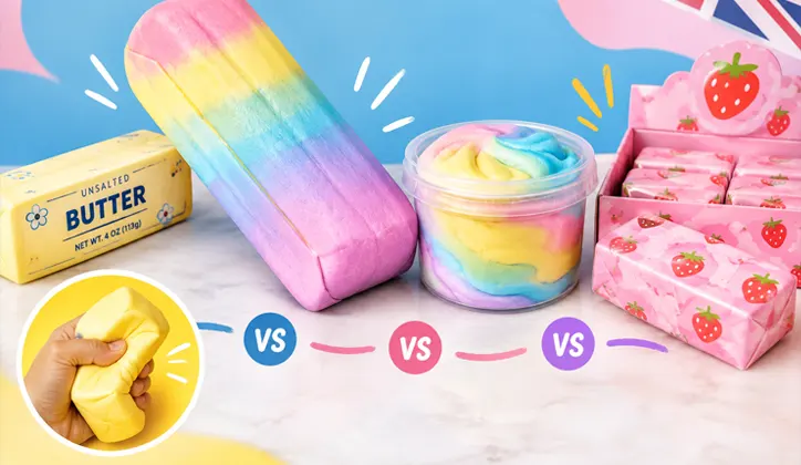 Butter Squishy Sizes UK: Classic vs Giant vs Rainbow Compared