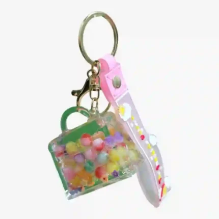 Cute Liquid-Filled Mini Handbag Keychain | Wholesale Shaker Bag Charm