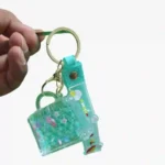 Cute Liquid-Filled Mini Handbag Keychain | Wholesale Shaker Bag Charm