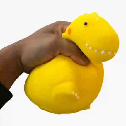Dinosaur Squeeze Toy 16x16cm in green and yellow – SDMAX Toys Wholesaler