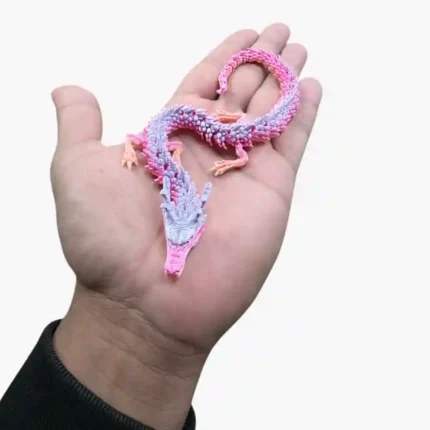 3D printed flexible dragon toy in display box from SDMAX Toys Wholesaler