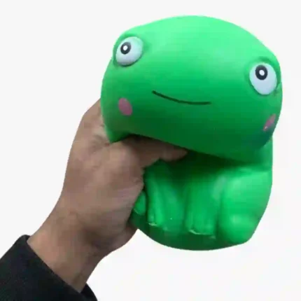 Frog Squeeze Toy 18x13cm – Cute Soft Squishy Sensory Toy 4pcs Display Box | SDMAX Toys Wholesaler
