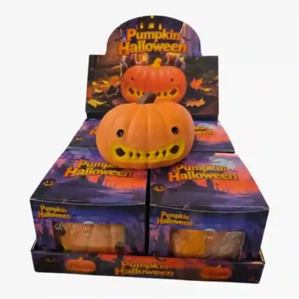 SDMAX Halloween Pumpkin Squishy Toy 19x13cm Orange Squeeze Toy