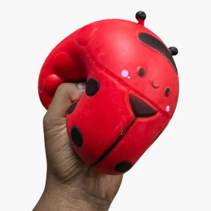 Jumbo Squishy Ladybug 16x15cm – 6 Piece Display Box – SDMAX Toys Wholesaler