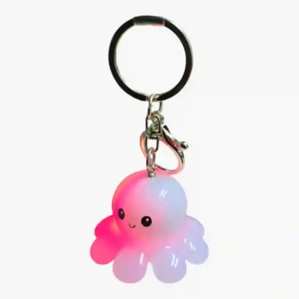 Glowing Baby Octopus Keychain Wholesale | Light Up Octopus Charm