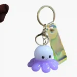 Glowing Baby Octopus Keychain Wholesale | Light Up Octopus Charm