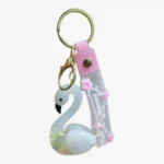 Kawaii Flamingo Acrylic Keychain for Gifts & Accessories Wholesale