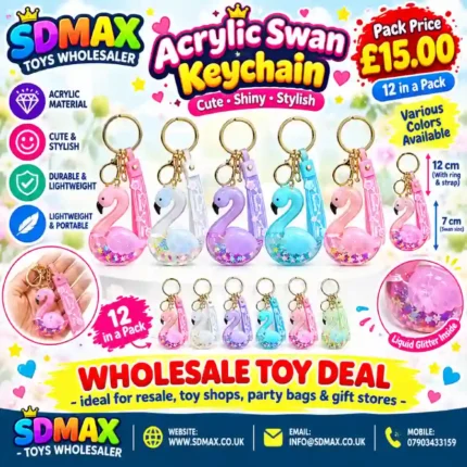 Kawaii Flamingo Acrylic Keychain for Gifts & Accessories Wholesale