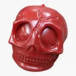 Skull Squish Crunchy Squeeze Toy, 6.5x5.5cm, available in red, black and white. 12 pieces per box, ideal for toy shops, party bags, gifts and resale