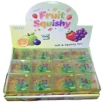 Vaseline Squeeze Pineapple Squishy Toy 8x6cm – soft pineapple-shaped squishy toy, 12-piece wholesale box by SDMAX Toys Wholesaler