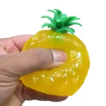 Vaseline Squeeze Pineapple Squishy Toy 8x6cm – soft pineapple-shaped squishy toy, 12-piece wholesale box by SDMAX Toys Wholesaler