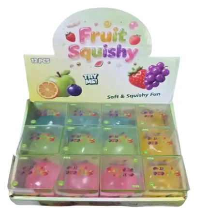 Vaseline Pear Squzee soft squishy squeeze toy 7x6cm wholesale – 12 pieces box | SDMAX Toys Wholesaler