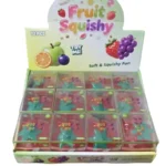 Strawberry squeeze squishy toy soft fruit sensory toy wholesale from SDMAX Toys Wholesaler