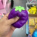 Crunchy grape squishy toy soft stretchy ASMR sensory toy wholesale from SDMAX Toys Wholesaler
