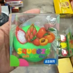 Crunchy green apple squishy toy soft stretchy ASMR sensory toy wholesale from SDMAX Toys Wholesaler