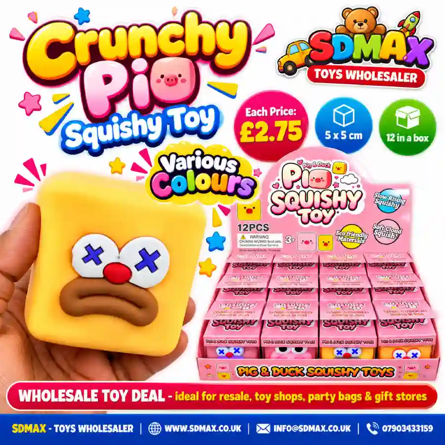 crunchy-pig-squishy-toy-wholesale-sdmax Crunchy Pig Squishy Toy Wholesale Stress Relief Fidget Toy from SDMAX Toys Wholesaler