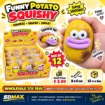 Funny Potato Squishy Toy wholesale novelty squeeze toy from SDMAX Toys Wholesaler