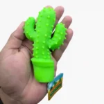 Sand Squeeze Cactus Toys wholesale. Soft 13×8cm textured sensory squeeze toys in assorted colors, supplied in 12-piece retail display boxes
