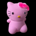 Sweet Kitty Squishy Stress Toy pink cat sensory toy wholesale from SDMAX Toys Wholesaler