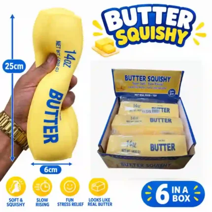 Vaseline Squeeze Butter Squishy Toy 25×6cm – 6 Pieces per Box | SDMAX TOYS WHOLESALER