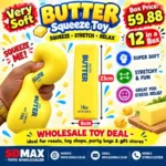 Very soft butter squeeze toy 23x6cm wholesale by SDMAX Toys Wholesaler