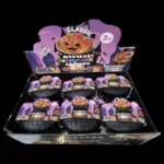 Light Up Mystery Dumpling Halloween Squishy Toy wholesale display box with 12 assorted sensory squeeze toys from SDMAX Toys Wholesaler