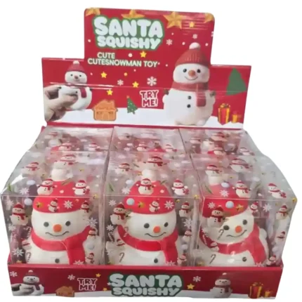 Santa Squishy Snowman Toy wholesale Christmas slow rising sensory toy by SDMAX Toys Wholesaler