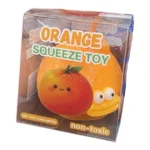 Crunchy Orange Squeeze Toy wholesale soft 6cm sensory stress relief toy from SDMAX Toys Wholesaler