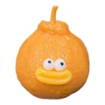 Crunchy Orange Squeeze Toy wholesale soft 6cm sensory stress relief toy from SDMAX Toys Wholesaler