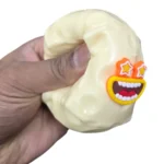 Crunchy Funny Face Cheese Cube Squishy Toy Wholesale 12 Pack Display Box - SDMAX Toys Wholesaler