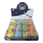 Crunchy Square Duck Soft Squishy Toy Wholesale 12 Pack Display Box - SDMAX Toys Wholesaler