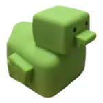 Crunchy Square Duck Soft Squishy Toy Wholesale 12 Pack Display Box - SDMAX Toys Wholesaler